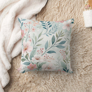 Coussin Dessin Motif de fleurs