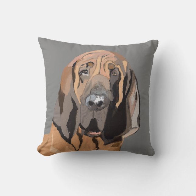 Coussin Dessin numérique de fond (Recto)