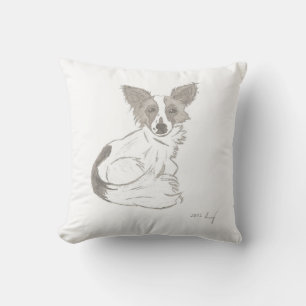 Coussin Dessin Papillon