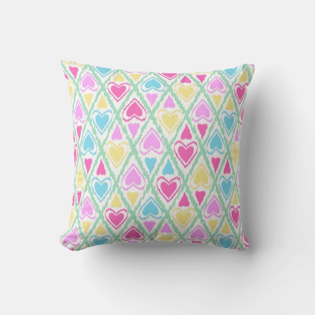 Coussin Dessiner coeur, coeur, amour, Saint Valentin, mari (Recto)