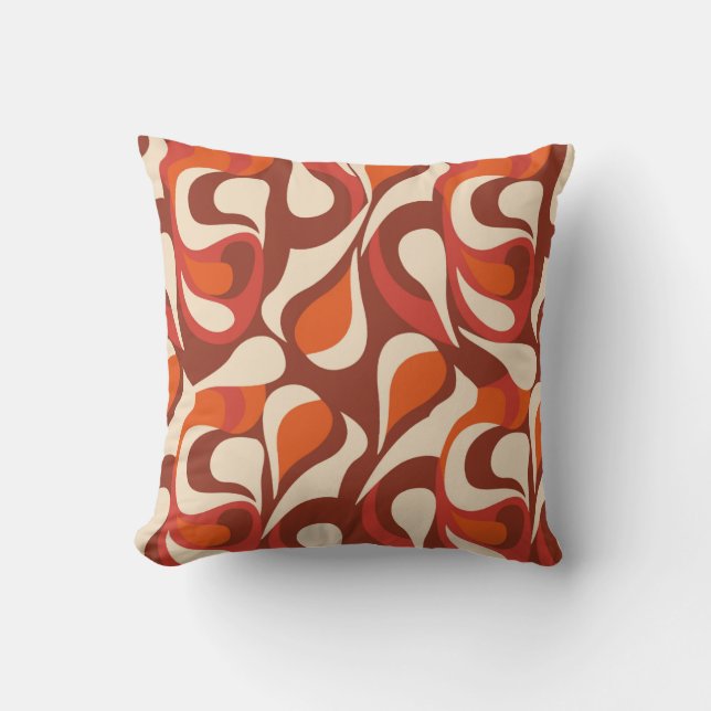 Coussin dessinez à la main le motif ethnique. Un décor des (Recto)
