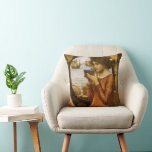 Coussin Destin par John William Waterhouse