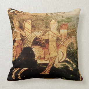 Coussin Détail d'un coffre de mariage dépeignant le goi de