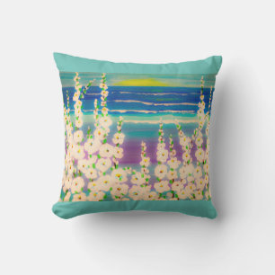 Coussin d'été de Hollyhock