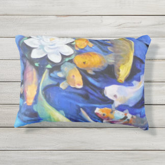 Coussin d'été Koi Outdoor Accent 16" x 12"