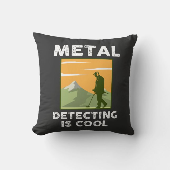 Coussin Détecteur de métaux - La détection de métaux est c (Recto)