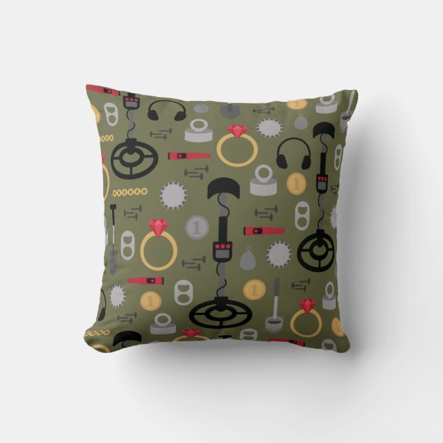 Coussin Détection du métal de l'oreiller à lancer (Recto)