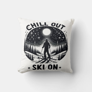 Coussin Détendez-vous Ski sur