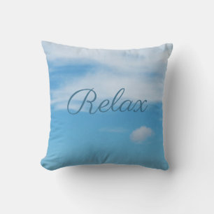 Coussin Détente Ciel bleu personnalisé
