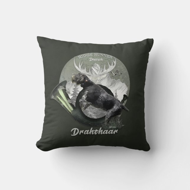Coussin Deutsch Drahthaar (Recto)