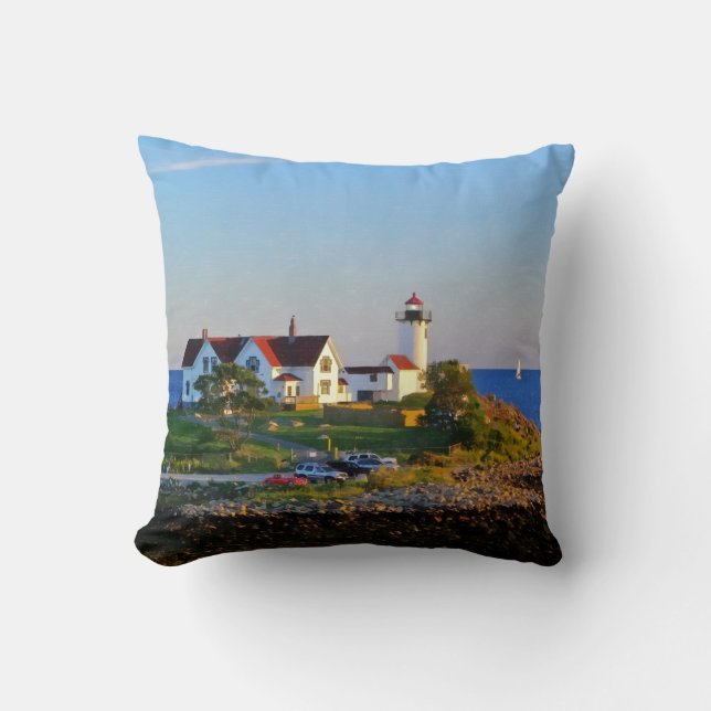 Coussin Deux beautés de phare (Recto)