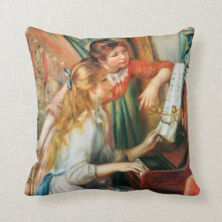 Coussin Deux filles au piano par Renoir
