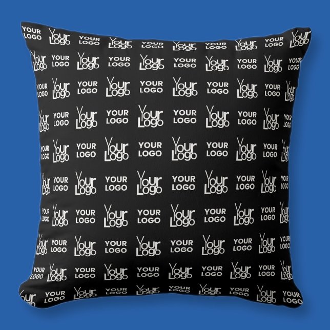 Coussin Deux logos ou images Motif répétitif (Créateur téléchargé)