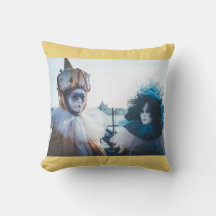 Deux masques de carnaval à Venise, Italie