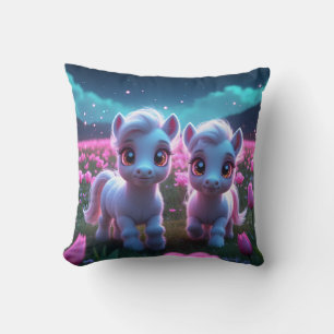 Coussin Deux petits poneys