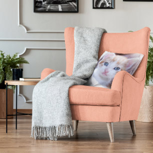 Coussin Deux photos de chat de famille