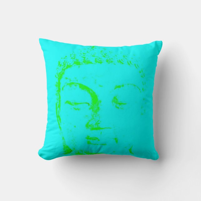 Coussin Deux s'embranchant Bouddha font face à la (Recto)