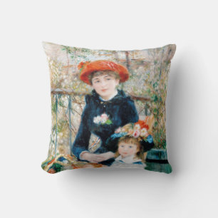 Coussin Deux Sisters, On the Terrace Auguste Renoir