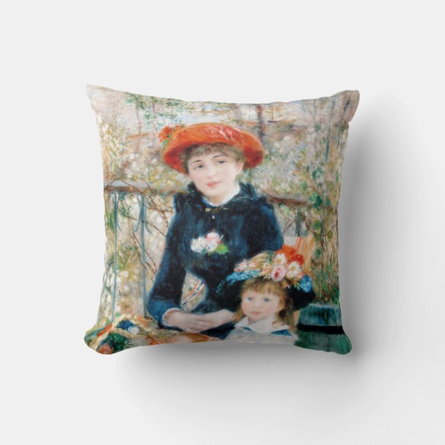 Coussin Deux Sisters, On the Terrace Auguste Renoir (Recto)