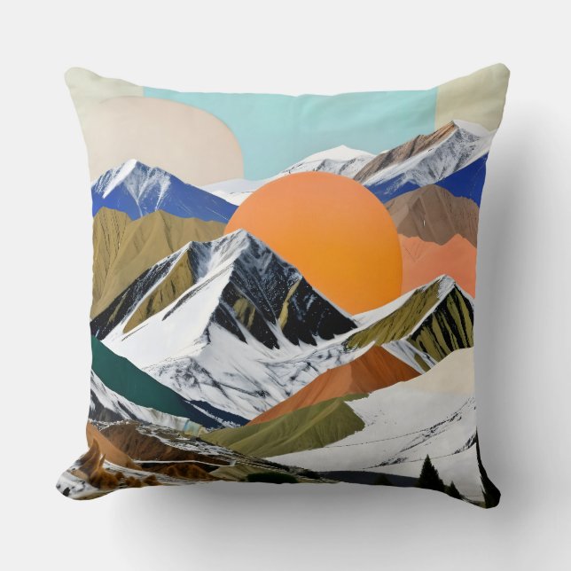 Coussin Deux soleils se levant (Recto)