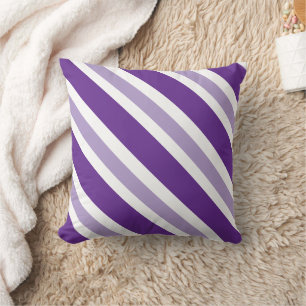 Coussin Deux teintes bandes de couleurs