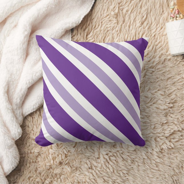 Coussin Deux teintes bandes de couleurs (Couverture)