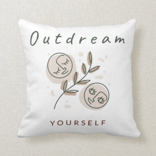 Coussin Devinez-vous Motivationnel Devis Deux faces
