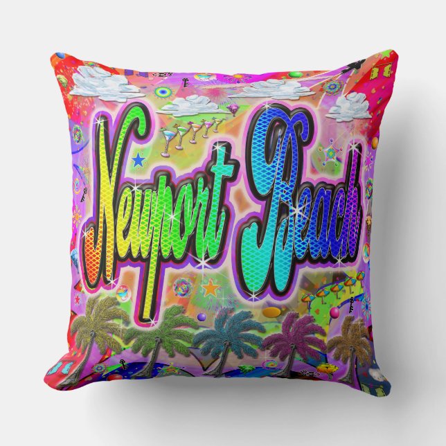 Coussin d'Express Newport Beach Vista (Recto)