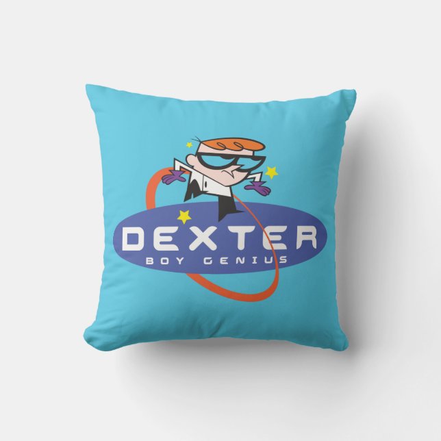 Coussin Dexter "Boy Genius" (Recto)