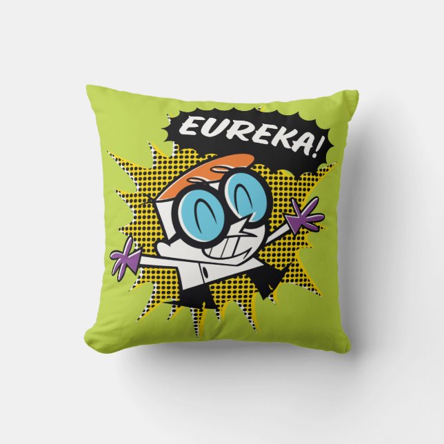 Coussin Dexter "Eureka!" Halftone Callout Graphic (Recto)