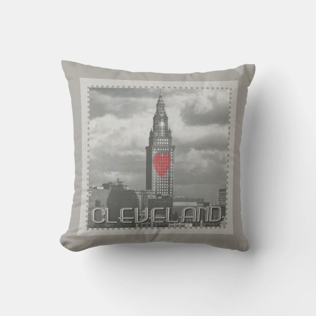 Coussin D'extérieur amour CLEVELAND (Recto)