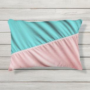 Coussin D'extérieur Amusant ! Tissu rose et vert
