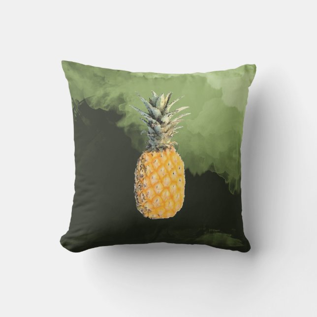 Coussin D'extérieur ananas et bananes (Recto)