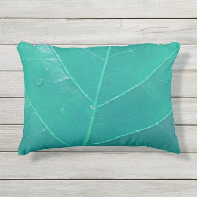 Coussin D'extérieur Aqua Leaf (Devant)