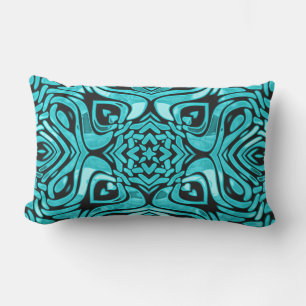 Coussin D'extérieur Aqua Turquoise Turquoise Blue Hip Orient Tribal Ar
