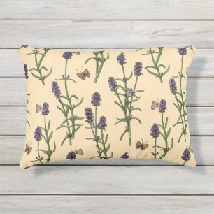 Coussin D'extérieur Aquarelle peinte à la main et motif d'encre avec l