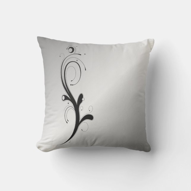 Coussin D'extérieur Argent Embellí (Recto)