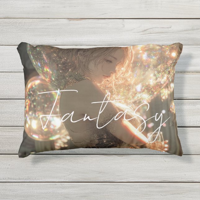 Coussin D'extérieur Art de fantasy esthétique / sombre (Devant)
