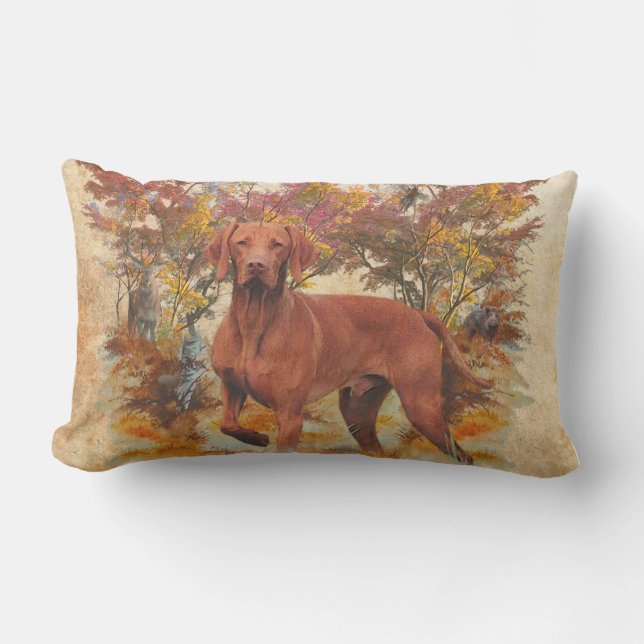 Coussin D'extérieur art du braque hongrois  (Recto)