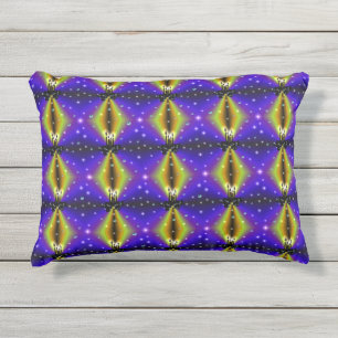 Coussin D'extérieur Artdeco de Noël sur Arc-en-ciel jaune violet