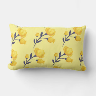 Coussin d'extérieur aux tulipes