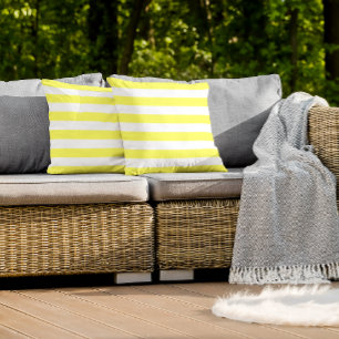 Coussin D'extérieur Bande jaune