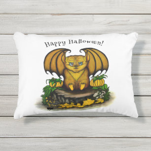 Coussin D'extérieur Bat d'Halloween mignonne