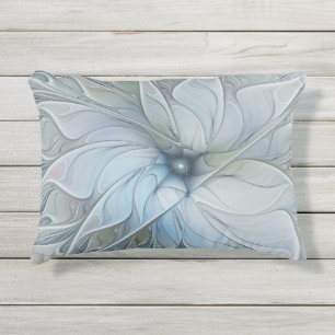Coussin D'extérieur Beauté Élégante Fleur d'Art Abstrait Fractal Moder