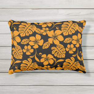 COUSSIN D'EXTÉRIEUR BIKINI ROSE (NOIR/ORANGE)