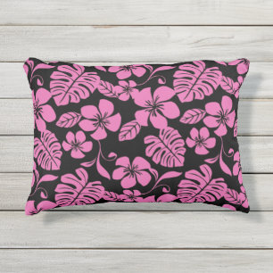 COUSSIN D'EXTÉRIEUR BIKINI ROSE (NOIR/ROSE)
