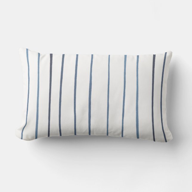 Coussin D'extérieur Bleu Aquarelle (Recto)