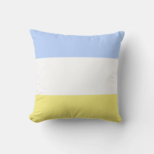 Coussin D'extérieur Bleu de poudre et jaune de renoncule