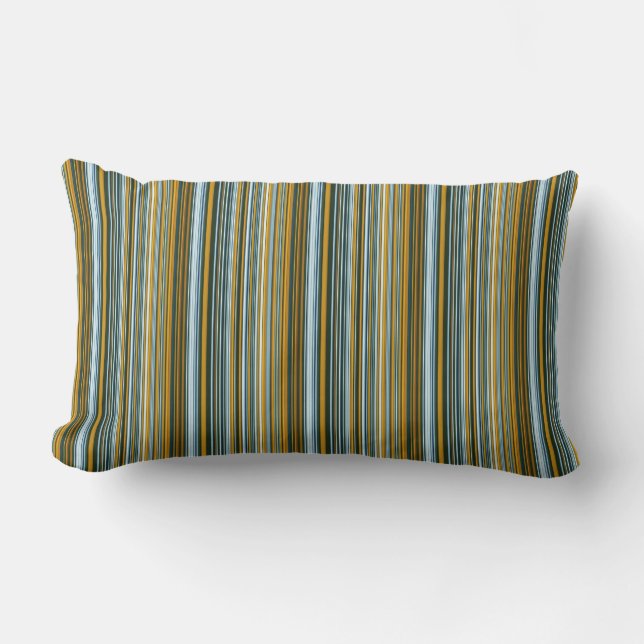Coussin D'extérieur Bleu et jaune (Recto)