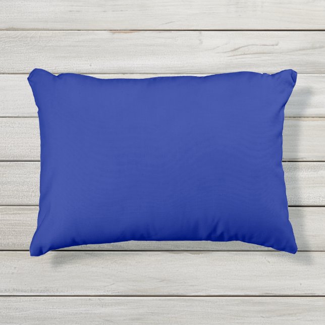 Coussin D'extérieur Bleu uni égyptien (Devant)
